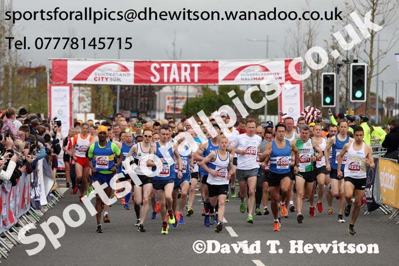 Sunderland City 10k. Photo: David T. Hewitson/Sports for All Pics
